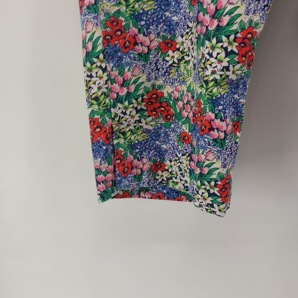 Talbots Women's Cropped Pants Perfect Skimmer Floral Size 16P - Picture 5 of 12